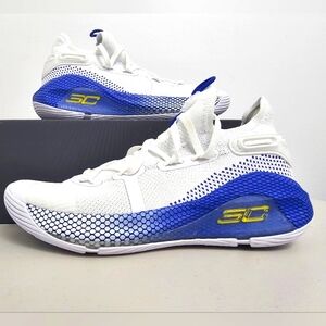 Under Armour Boy's (BGS) Curry 6 Basketbal size 5.5 Tryed/ Used
